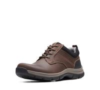 Clarks Men's Walpath Low Oxford, Brown Leather, 10 UK Wide