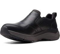 Clarks Men's Wave 2.0 Edge Loafer, Black Leather, 11 W