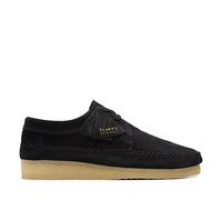 Clarks Mens Weaver Oxfords & Lace Ups Casual Shoes, Black, 8