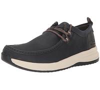 Clarks Men's Wellman Moc Oxford, Navy Leather, 8.5