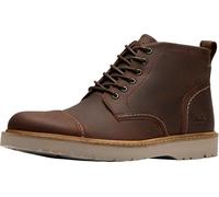 Clarks Men's Weltridge Zip Cap-Toe Boot, Tan Leather, 9 Wide