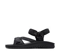 Clarks Men's Wesley Trail Flat Sandal, Black Synthetic, 10 UK