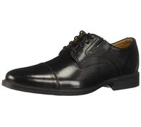 Clarks Men's Whiddon Cap Oxford, Black Leather, 12 UK