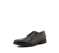 Clarks Men's Whiddon Cap Sneaker, Black Black Leather, 8.5 UK