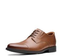Clarks Men's Whiddon Oxford, Dark Tan Leather, 6.5 UK
