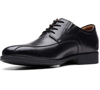 Clarks Men's Whiddon Pace Oxford, Black Leather, 7.5 UK