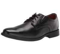Clarks Men's Whiddon Plain Oxford, Black Leather, 14 UK