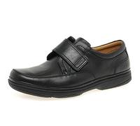 Clarks Mens Wide Casual Shoes Swift Turn - Black Leather - UK Size 10.5H - EU Size 45 - US Size 11.5W