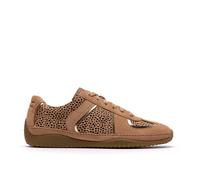 Clarks Meridor Lo Animal Print Trainers In Brown Brown 5.5-Standard Fit