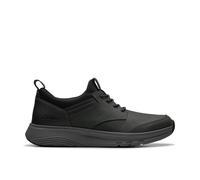 Clarks Men's Motion Trek EZ Black Leather Trainers, Walking | Size: 7.5-Standard Fit Clarks Black 7.5-Standard Fit