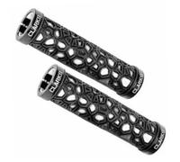 Clarks Mountain Bike Handlebar Grips Hex Lock-on Bicycle Grip Black / White