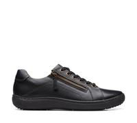 Clarks Women's Nalle Lace Sneaker, Black, 4.5 UK
