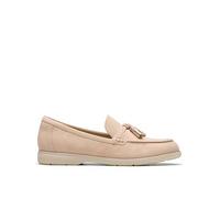 Clarks Women's Narini Edge Loafer, Sand Suede, 3 UK