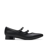 Clarks Natalyn Lane, Unisex Adult Low Lace Up Ankle Boots, Black Leather, 6 UK