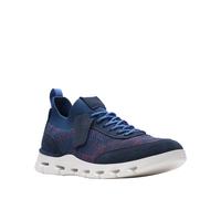 Clarks Nature X Go 26172682 Mens Blue Leather Lifestyle Trainers Shoes