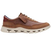 Clarks Men's Nature X One Sneaker, Dark Tan Lea, 6.5 UK