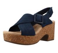 Clarks Nerisa West Womens Navy Nubuck, 6