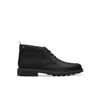 Clarks Originals Chukka Boot Newford Mid - Men's Premium Black Leather - UK 7