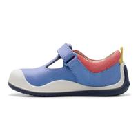 Clarks Noodlebright T Girls First Shoes 6.5 Mid Blue