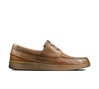 Clarks Oakland Sun Mens Brown Shoes - Tan Leather - Size UK 8.5
