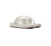 Clarks Off White Lea Alda Walk Sandals White