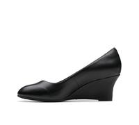 Clarks Olivette Pearl Womens Black Leather, 7.5