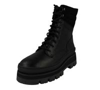 Clarks Orianna 2 Hike Leather Boots In Black Standard Fit Size 4