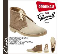 Clarks Original M DESERT DUFFLE BOOTS CAMEL COMBI SUEDE UK 9 / true 8.5