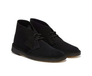 Clarks Originals 26155480 Men's Desert Boots Black Suede - UK 11 / EU 46 / US 12