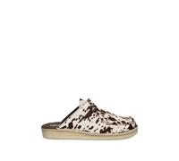 Clarks Originals Desert Nomad cow-print flat mules - White 5.5