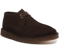 Clarks Originals Desert Trek Mens Desert Shoes in Dark Brown - 8 UK