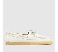 Clarks Originals Godney Boat Flats in White UK 4 (EU 37)