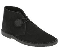 Clarks Originals Mens Desert Pretty Green BLACK SUEDE UK 6 / US 6.5 F