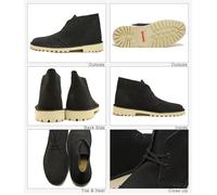Clarks Originals Mens DESERT TROOPER Black Suede UK 6,7,8,9,10,11 G