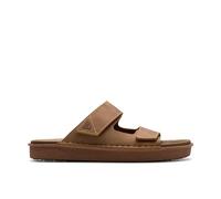 Clarks Originals Men's Litton Brown Leather Sandals with Strap, brown, 8 UK