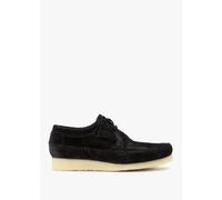 CLARKS ORIGINALS Men's Weaver Black Suede Lace Up Shoes Mens Shoe Size: 9, Colour: Black Suede