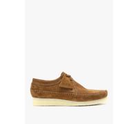 CLARKS ORIGINALS Men's Weaver Cola Suede Lace Up Shoes Mens Shoe Size: 9, Colour: Brown Suede