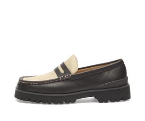 Clarks Originals Men's Yukoner Penny Loafer Brown Combi Lea UK 8