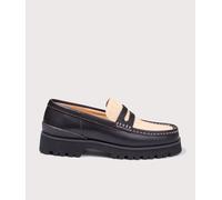 Clarks Originals Mens Yukoner Penny Loafers - Colour: Brown Combi Leather - Size: 9