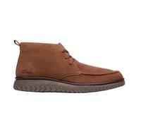 Clarks Premium Men's RelaxLite Moc Chukka Boot, Cola Suede, 10 UK