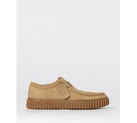 CLARKS ORIGINALS Torhill Lo Suede Chukka Boots with Round Toe - Size: 40 - male