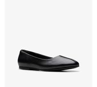 Clarks Originals Unisex's Livia Lily Shoe, Black Leather, 3.5 UK