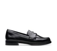 Clarks Originals Unisex's Straven Edge Shoe, Black Leather, 4 UK