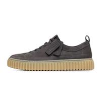 Clarks Originals Unisex's Torhill Lace Shoe, Dark Grey Nubuck, 7.5 UK