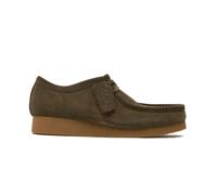 Clarks Originals Wallabee Evo Suede Shoes Dark Olive - UK 8