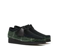 Clarks Originals Wallabee Harris Tweed Men's Green Boots - UK 9