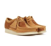 Clarks Originals Wallabee Mens Tan Leather Shoes - Beige Suede - Size UK 11