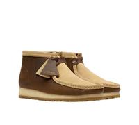 Clarks Originals Wallabee RB Combi Leather Men's Beeswax Brown Boots - UK 8