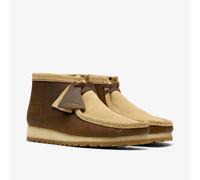 Clarks Originals Wallabee RB Combi Leather Men's Beeswax Brown Boots - UK 8