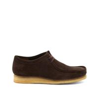 Clarks Originals Wallabee Shoes Dark Brown Suede